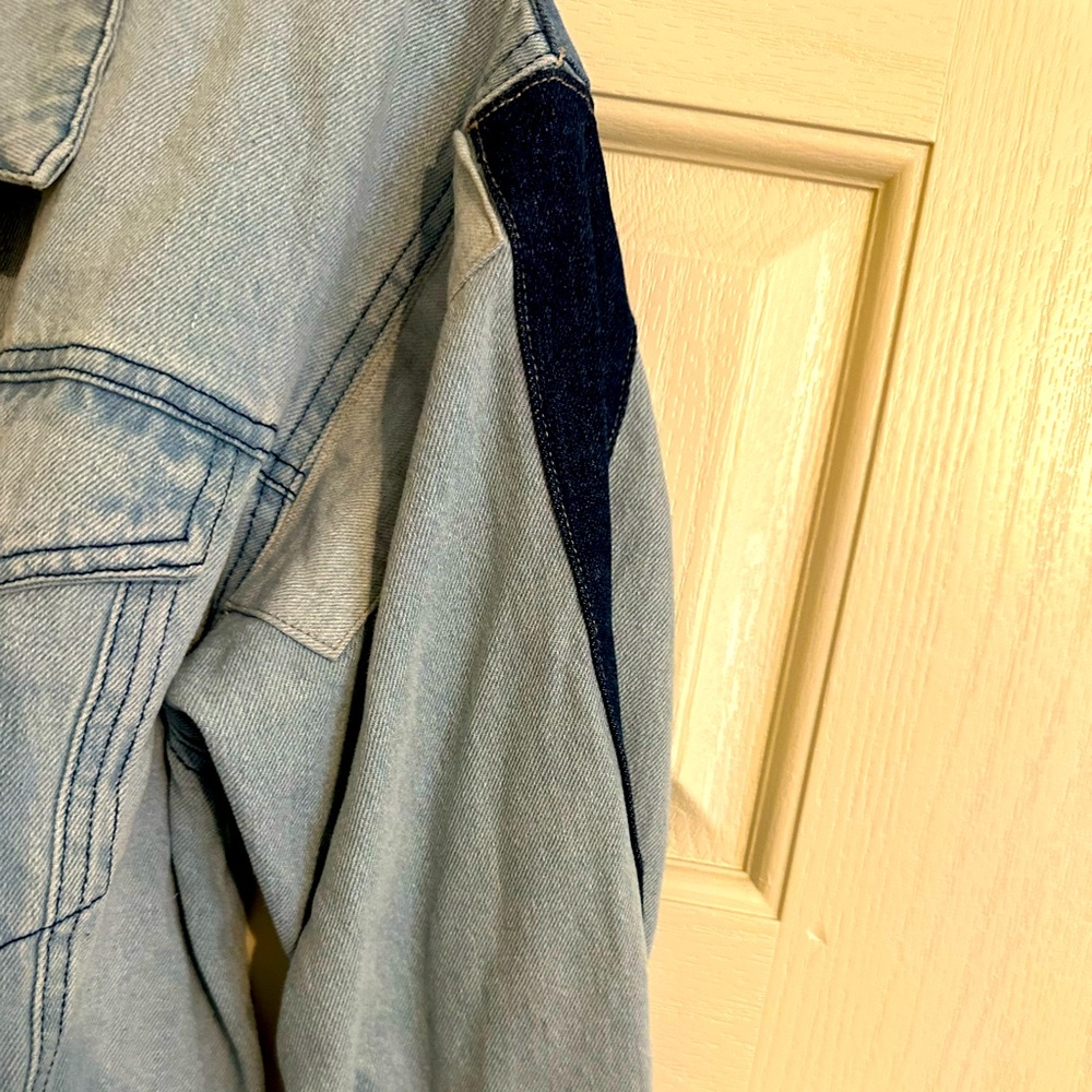 Women With Control Patchwork Denim Jacket By Rene… - image 4